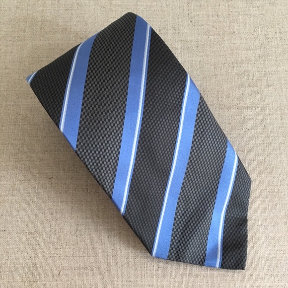 Zanetti Multicolour Stripped Silk Tie - Picture 1 of 5